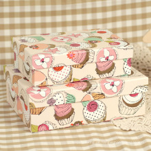 Eiscreme Gedruckte Papier Geschenk Verpackung Box